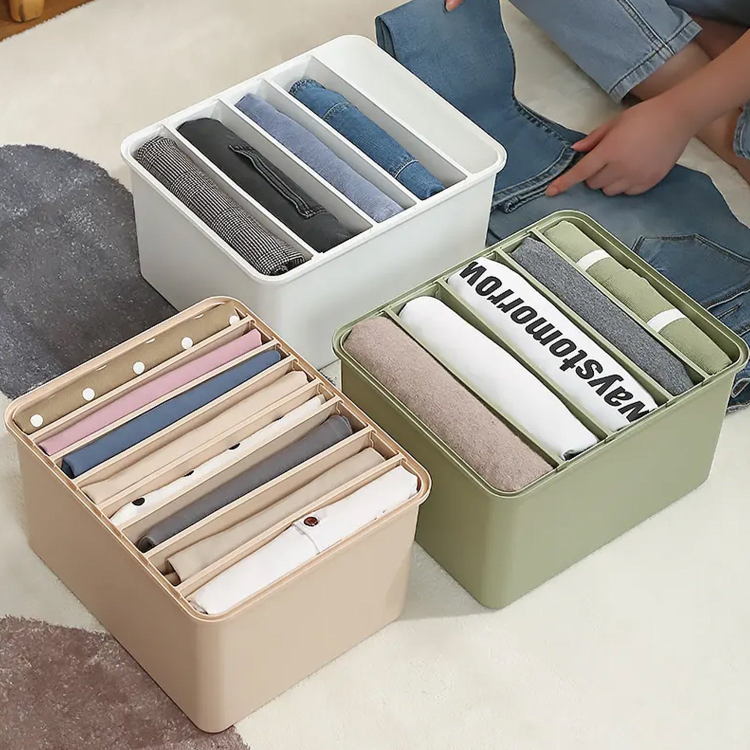7679 Practical Adjustable Clothes Storage Case Lightweight Wardrobe Compatible Storage Case DeoDap 7679 Practical Adjustable Clothes Storage Case Lightweight Wardrobe Compatible Storage Case DeoDap